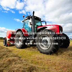 high power 4wd 110 HP farm tractor with AC cabin