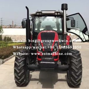 high power 4wd 110 HP farm tractor with AC cabin