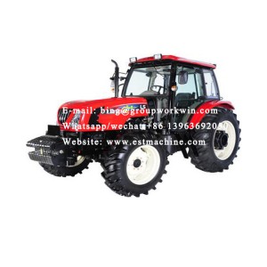 high power 4wd 110 HP farm tractor with AC cabin
