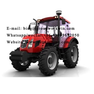 high power 4wd 110 HP farm tractor with AC cabin