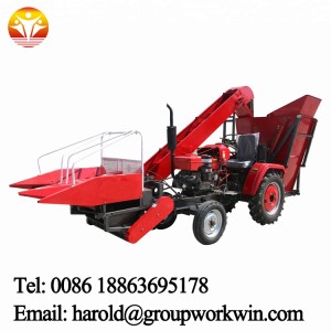 mini corn harvester/corn combine harvester/bean harvest machine