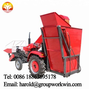 mini corn harvester/corn combine harvester/bean harvest machine